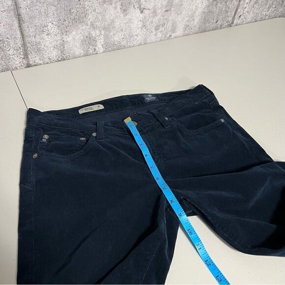 AG Adriano Goldschmied Stevie Slim Straight Corduroy Pants in Dark Navy - Picture 13 of 13
